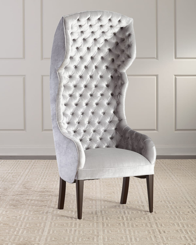 Haute House Gemma Chair In Gray/ice