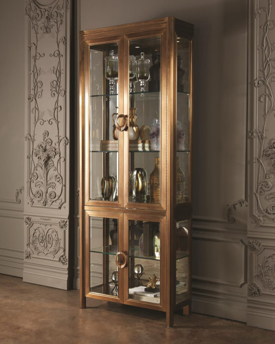 Global Views Apothecary Display Case In Gold