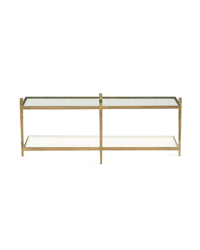 Global Views Laforge Antiqued Gold Coffee Table In Antique Gold