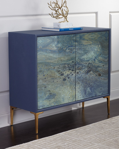 John-richard Collection Pavo Cabinet In Blue