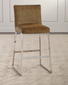 Massoud Maxima Bar Stool In Cognac