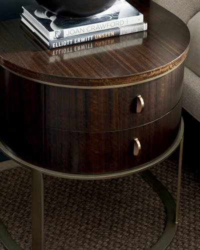 Caracole Moderne Night Stand In Brown