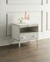 John-richard Collection Marais Light Night Stand In White