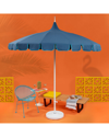 California Umbrella Pagoda Series Patio Umbrella In Blue