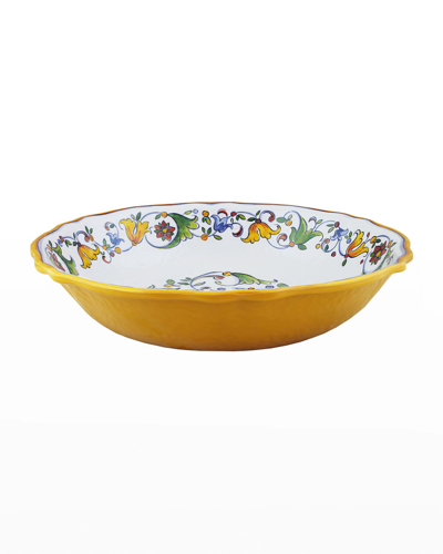 Le Cadeaux Melamine Salad Bowl In Moroccan Blue