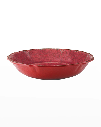 Le Cadeaux Melamine Salad Bowl In Red