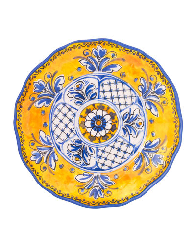 Le Cadeaux Melamine Dinner Plate In Yellow