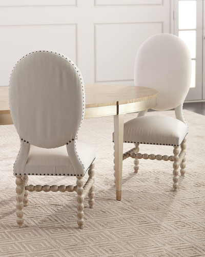 Peninsula Home Collection Hale Dining Side Chair In Ivory