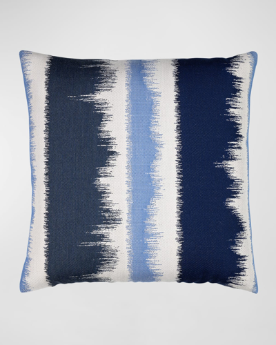 Elaine Smith Murmur Sunbrella Pillow, Dark Blue