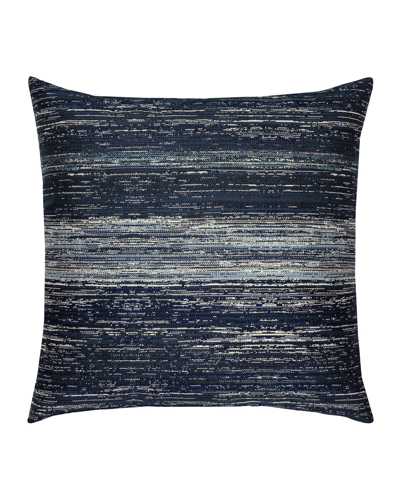 Elaine Smith Textured Sunbrella Pillow, Indigo In Blue