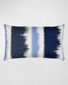 Elaine Smith Murmur Lumbar Sunbrella Pillow In Blue