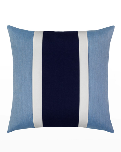 Elaine Smith Nevis Sunbrella Pillow In Blue