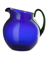 Mario Luca Giusti Palla Transparent Acrylic Pitcher, Blue In Blue