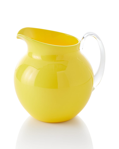 Mario Luca Giusti Pallina Pitcher In Yellow