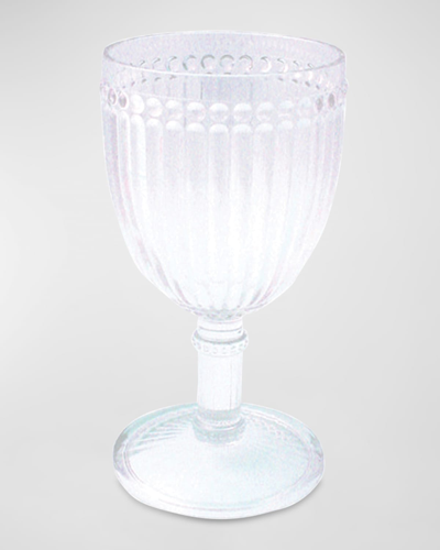 Le Cadeaux Milano Melamine Wine Glass In White