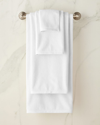Sferra Diamond Weave Washcloth In White