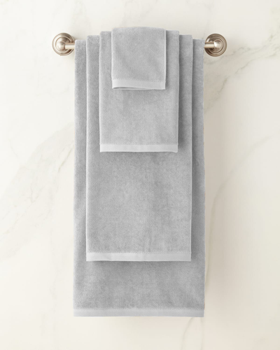 Sferra Diamond Weave Hand Towel In Gray