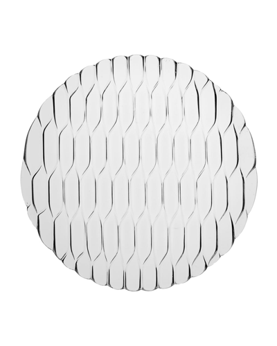 Kartell Jellies Shatterproof Plate, Set Of 4 In White