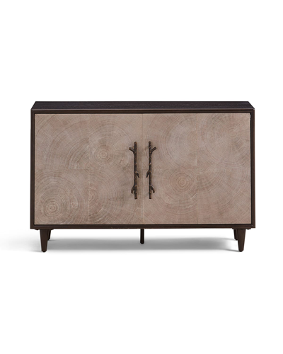 Hooker Furniture Brennon Accent Chest In Brown/silver