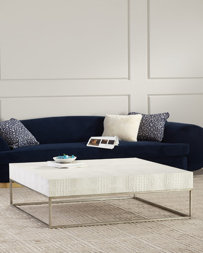 John-richard Collection Kano Coffee Table In Blue