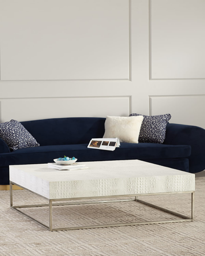 John-richard Collection Kano Coffee Table In Ivory