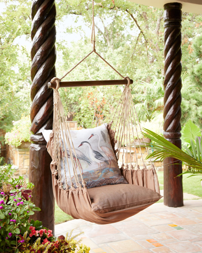 Magnolia Casual Chocolate Brown Swing Chair