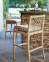 Palecek Montecito Outdoor Bar Stool In Sand