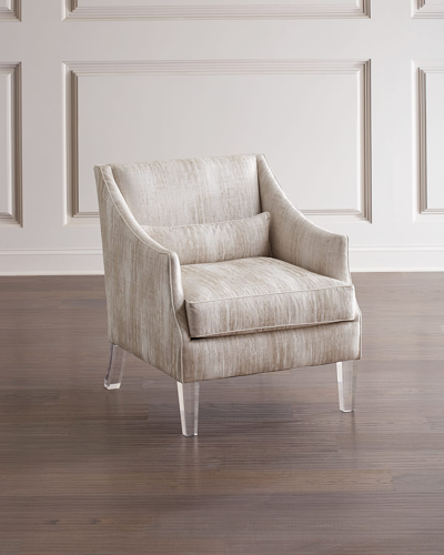 John-richard Collection Mid-sized Occasional Arm Chair In Cream