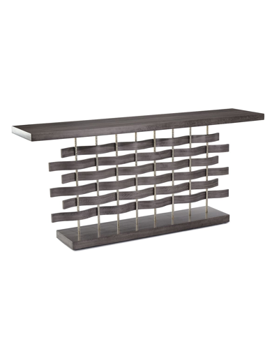 John-richard Collection Tisse Console Table In Gray