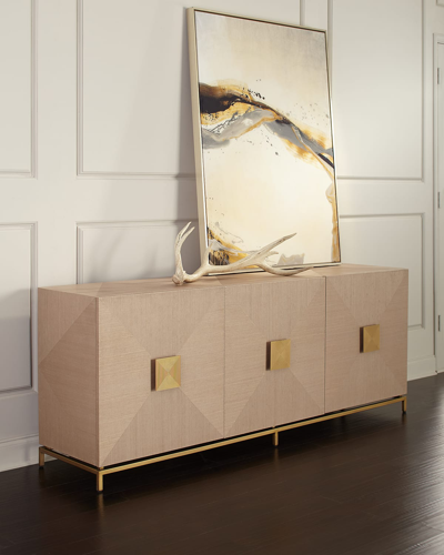 Interlude Home Gaspard Credenza In Latte