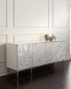 John-richard Collection Gironde Sideboard In Pewter Silver