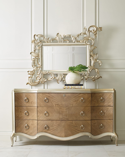 Caracole Fontainebleau Dresser In Champagne Mist