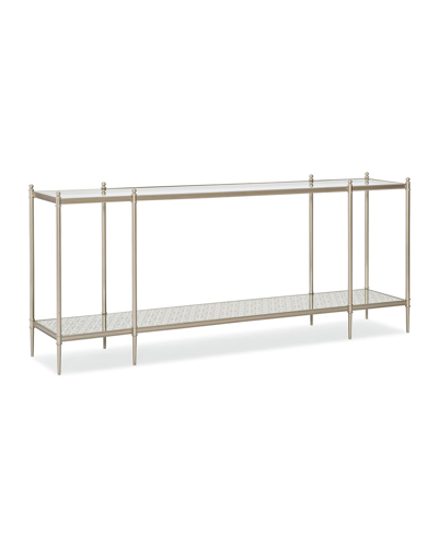 Caracole Perfection Console Table In Metallic