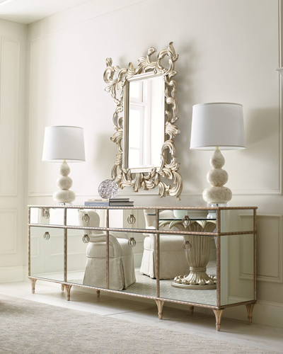 Caracole Fontainebleau Console In Aglow