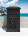 Hanamint Tuscany Indoor/outdoor Trash Receptacle With Liner In Black