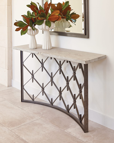 Global Views Sidney Console Table In White