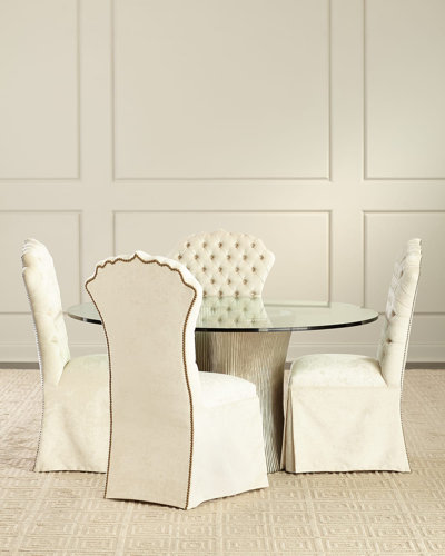 Haute House Lisabeth Ivory Dining Chair In White