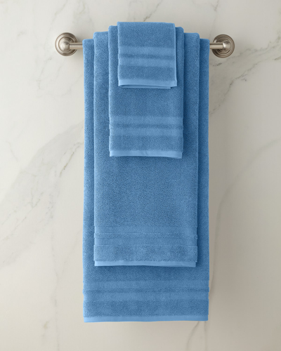 Ralph Lauren Payton Washcloth In True Harbour Blue