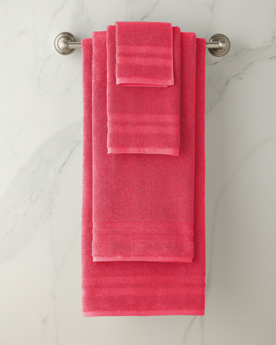 Ralph Lauren Payton Washcloth In Sunrise Pink