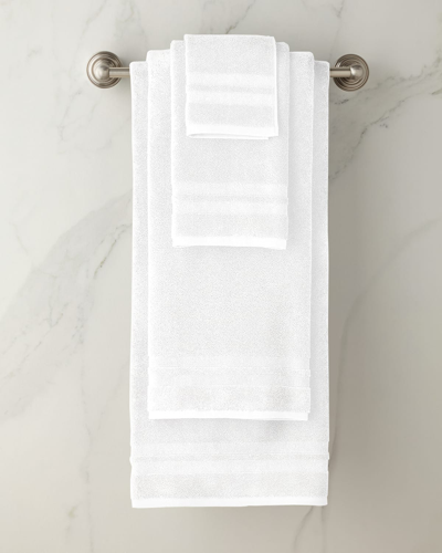Ralph Lauren Payton Washcloth In Spa White