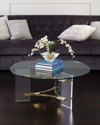 Interlude Home Tamara Acrylic Coffee Table In Transparent