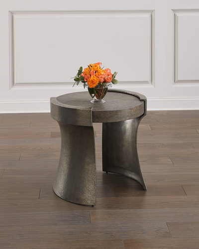 Bernhardt Gainsford Side Table In Charcoal