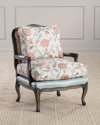 Old Hickory Tannery Bennington Bergere Chair In Neutral