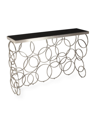 William D Scott Ring Console In Metallic