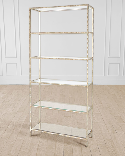 William D Scott Stud Etagere In Silver Leaf