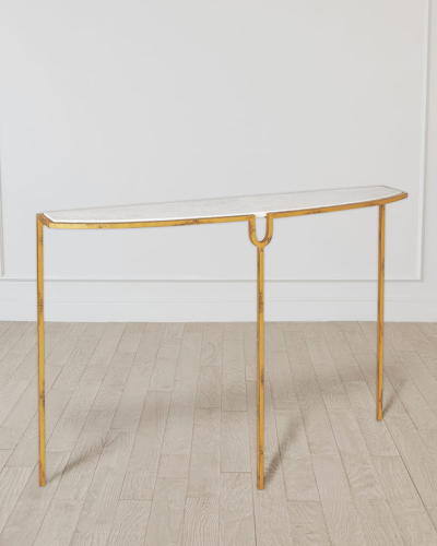 William D Scott Gold Curve Console