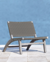 Bernhardt Exteriors Playa Accent Chair In Gray
