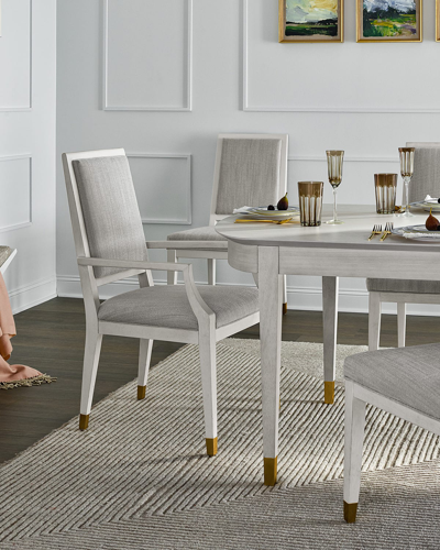 Miranda Kerr Home Love Joy Bliss Arm Chairs, Set Of 2 In Gray