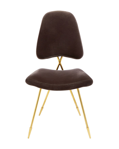 Jonathan Adler Maxime Dining Chair In Brown