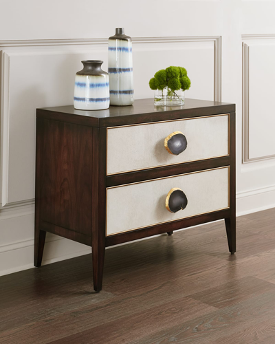 John-richard Collection Palma Night Stand In Windsor Black